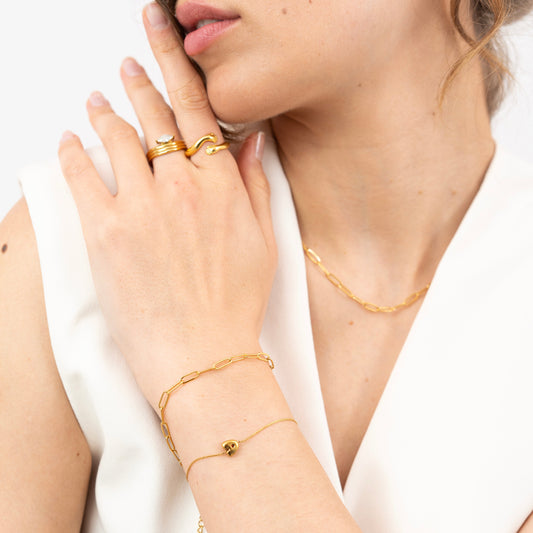 Bubble Letter Bracelet