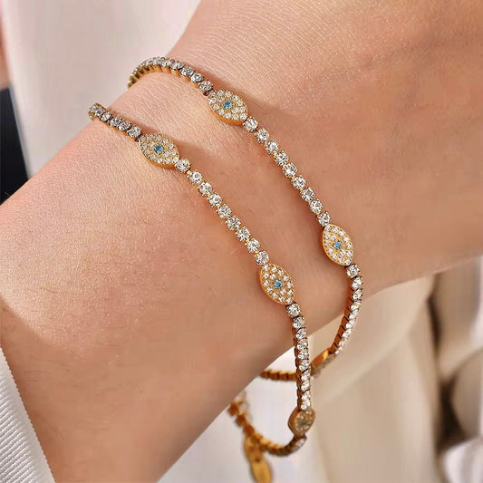 Evil Eye Tennis Bracelet