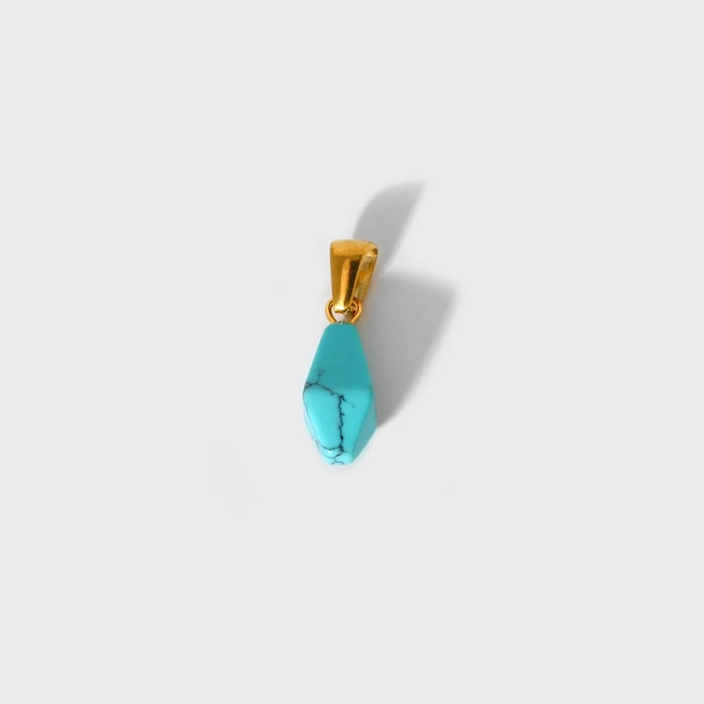 Blue Gemstone Charm-Dazzledvenus