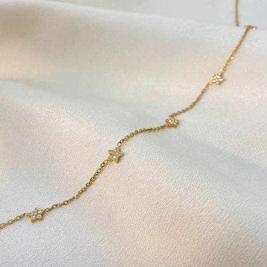 Delicate Star Shine Necklace