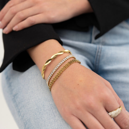 Omega Braided Snake Bracelet