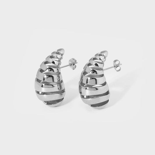 Savi Spiral Teardrop Earring