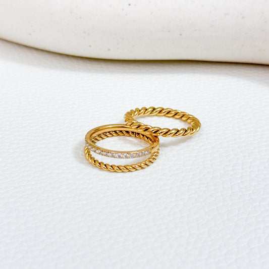 Twisted Rope Band Ring