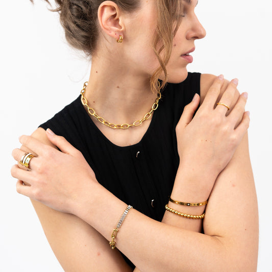 Helios Textured Necklace