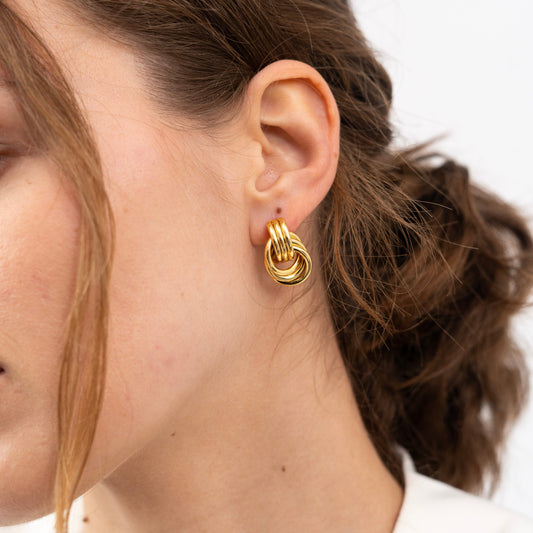 Nova Knot Infinity Earring