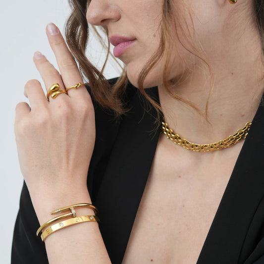 Nailed It CZ Diamond Bracelet