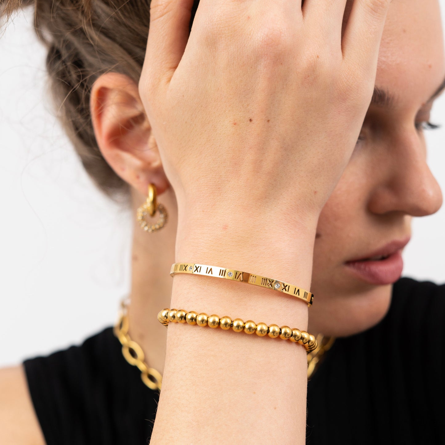 Bauble Beaded Bracelet-Dazzledvenus