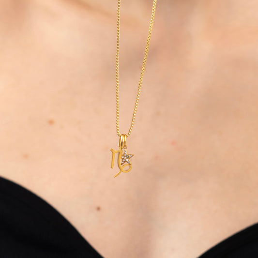 Star Charm Zodiac Necklace