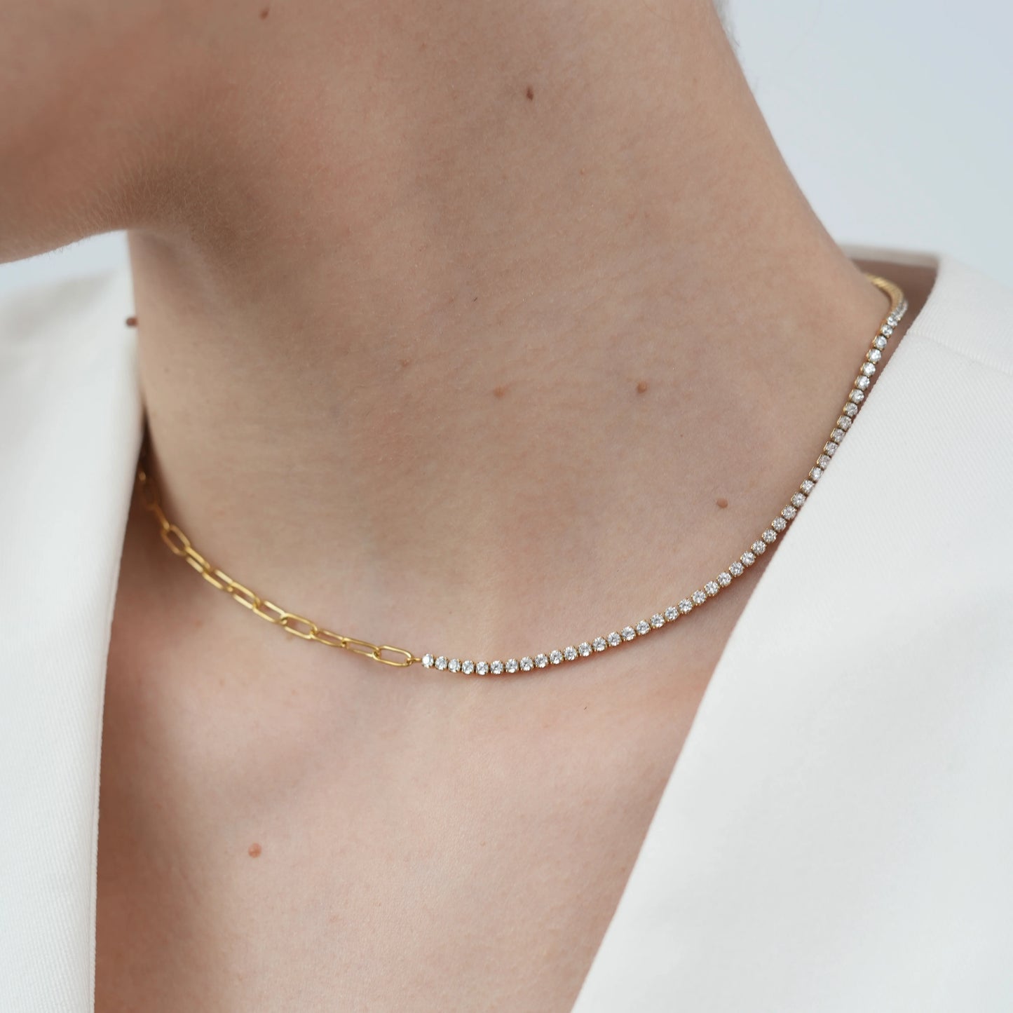 Half & Half Necklace