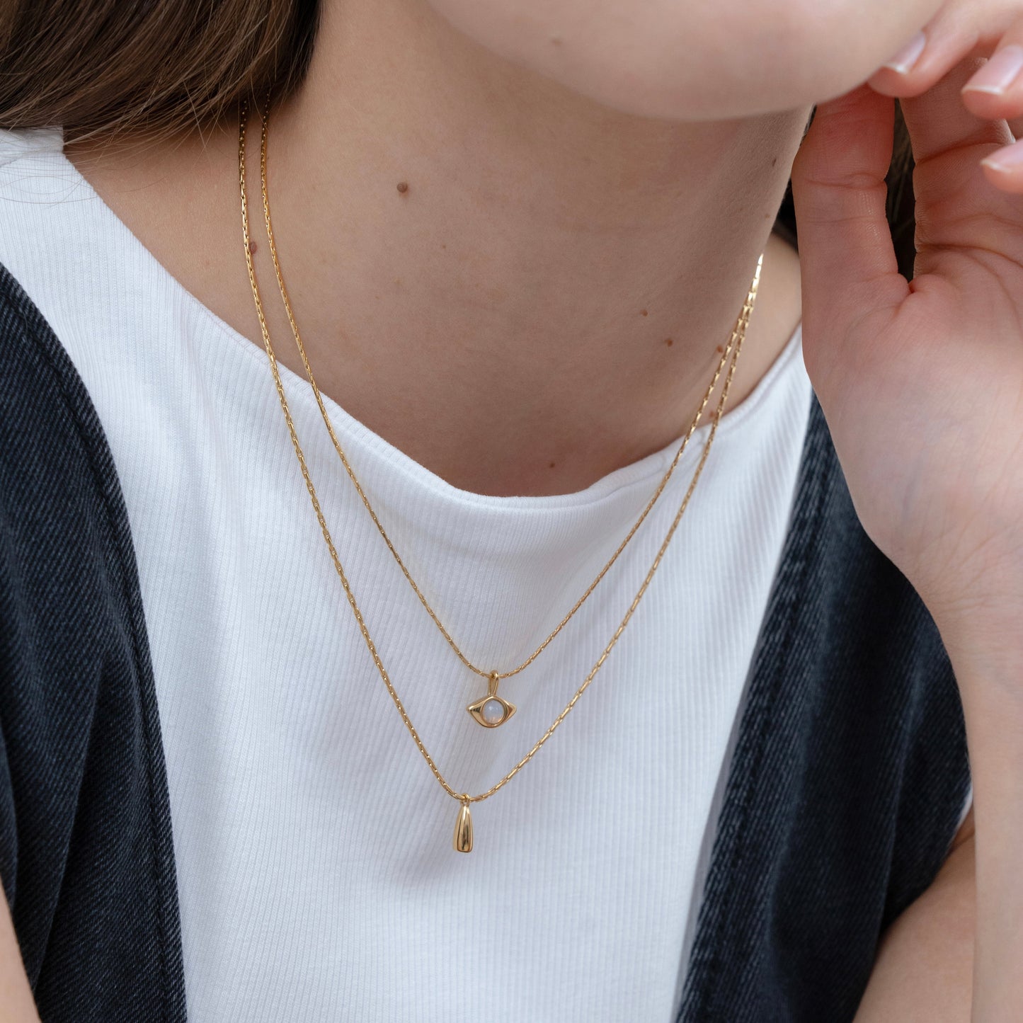 Evil Eye Multilayer Necklace