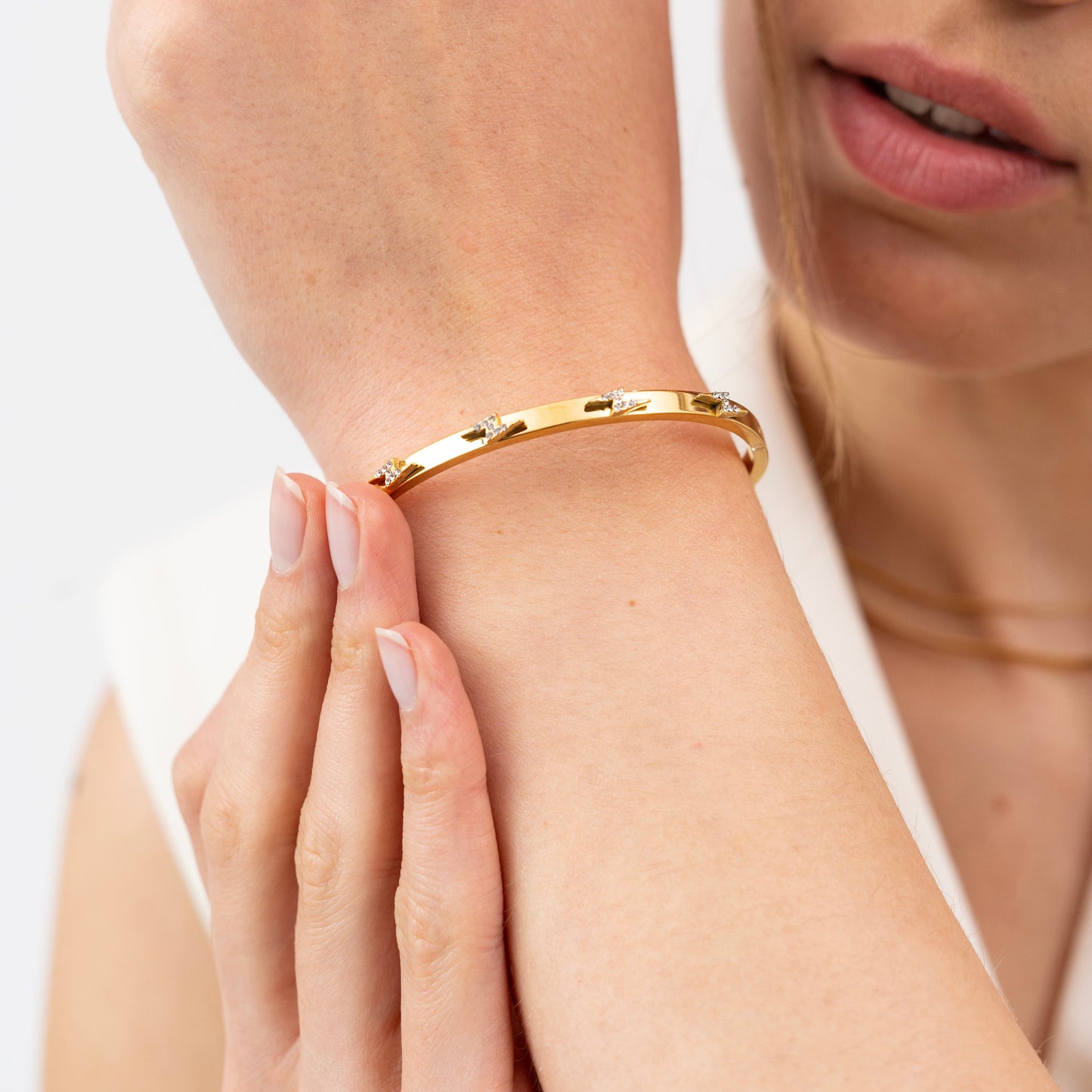 CZ Flash Bangle