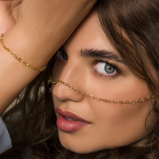 Petite Heart Chain Necklace