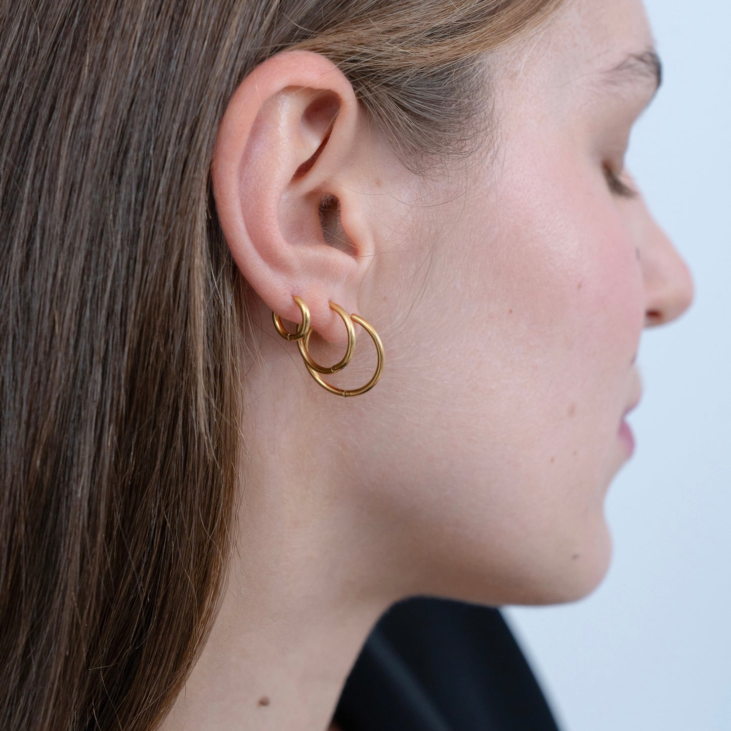 Easy Huggie Hoop Earring Set