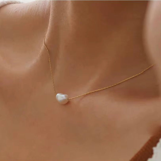 Floating Freshwater Pearl Necklace