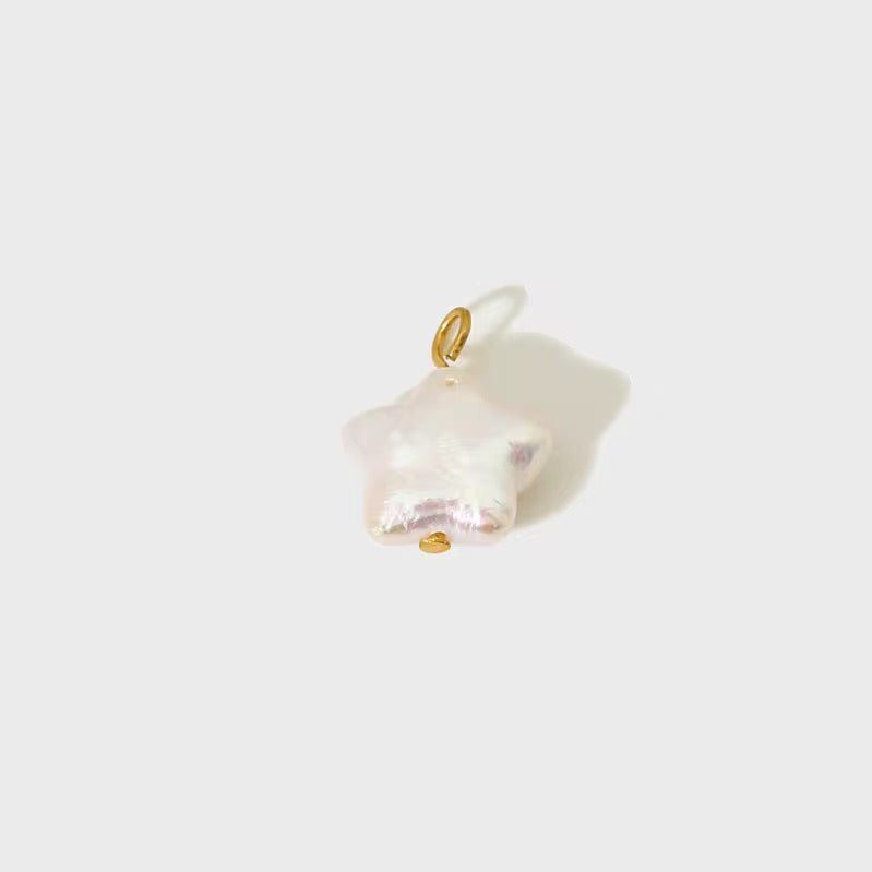 Pearl Star Charm
