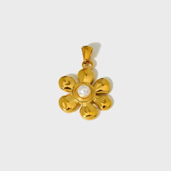 Pearl Flower Charm-Dazzledvenus