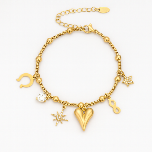 Celestia Charmed Bracelet