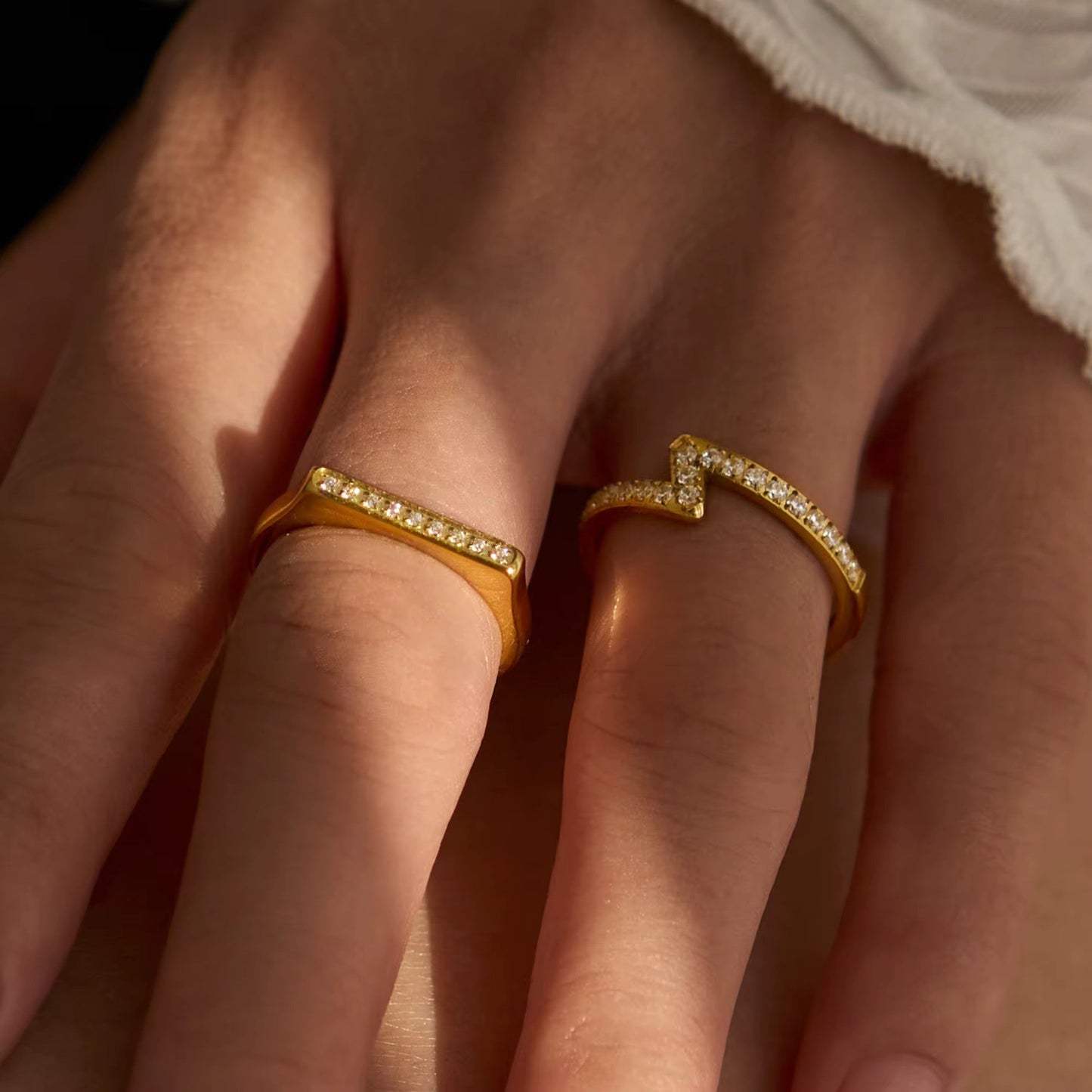 CZ Flash Ring-Dazzledvenus