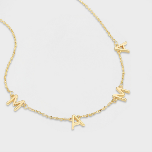 Mama Letter Necklace