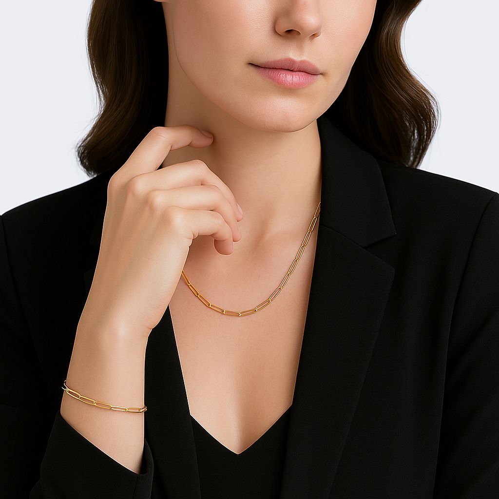 Prime Paperclip Necklace Set