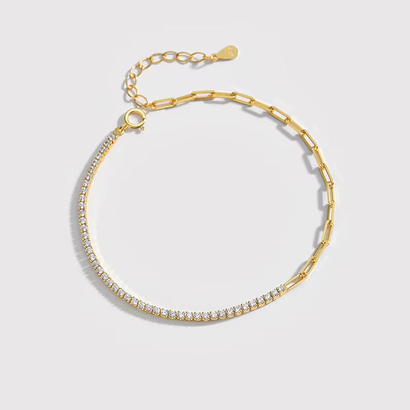 Half & Half Bracelet-Dazzledvenus
