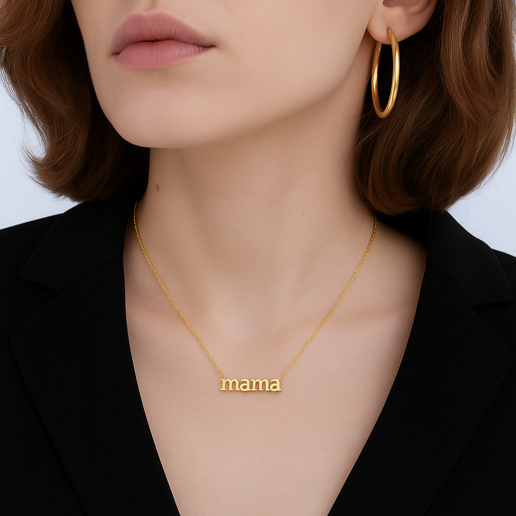 Mama Pendant Necklace