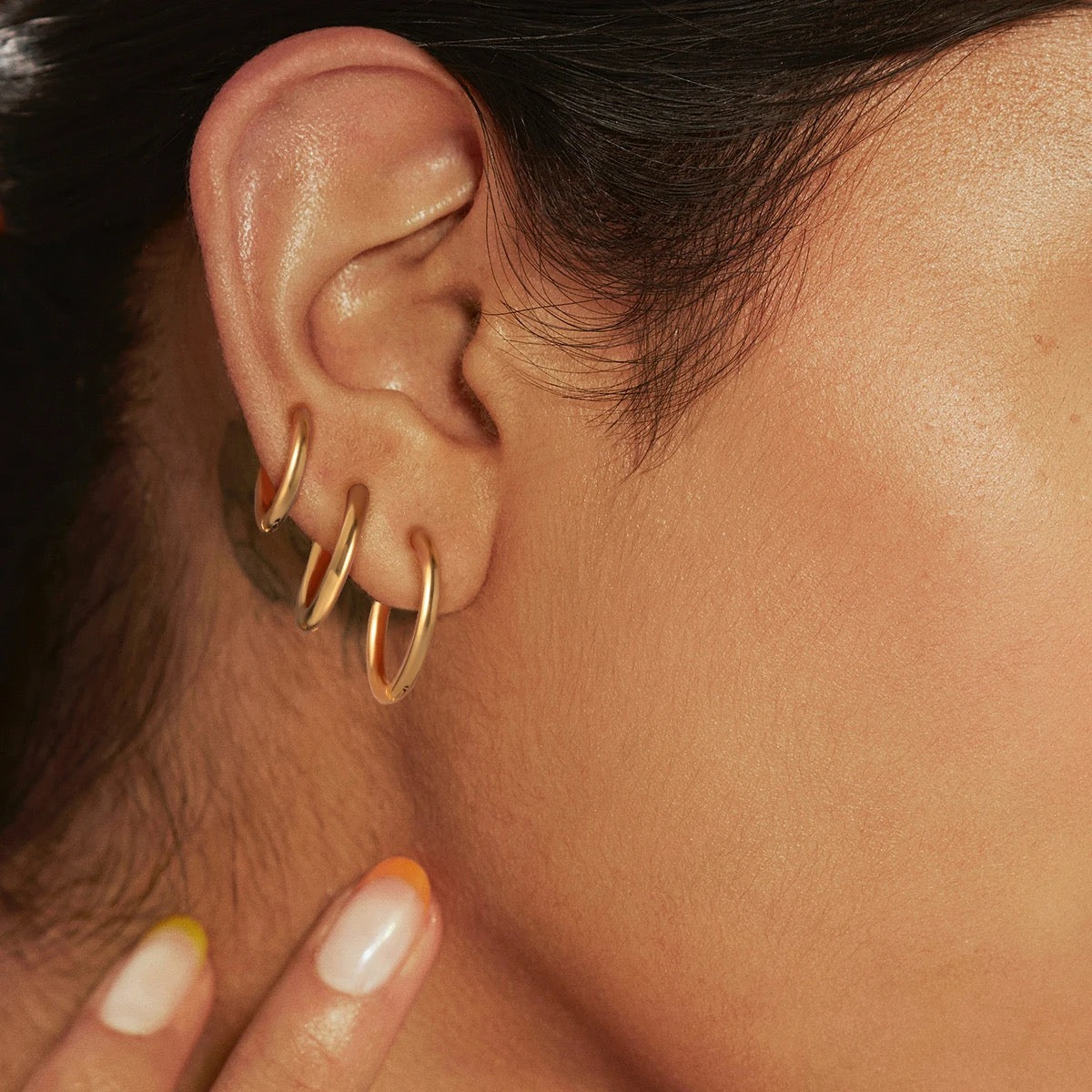 Easy Huggie Hoop Earring Set