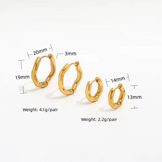 Flo Huggie Hoop Earring-Dazzledvenus