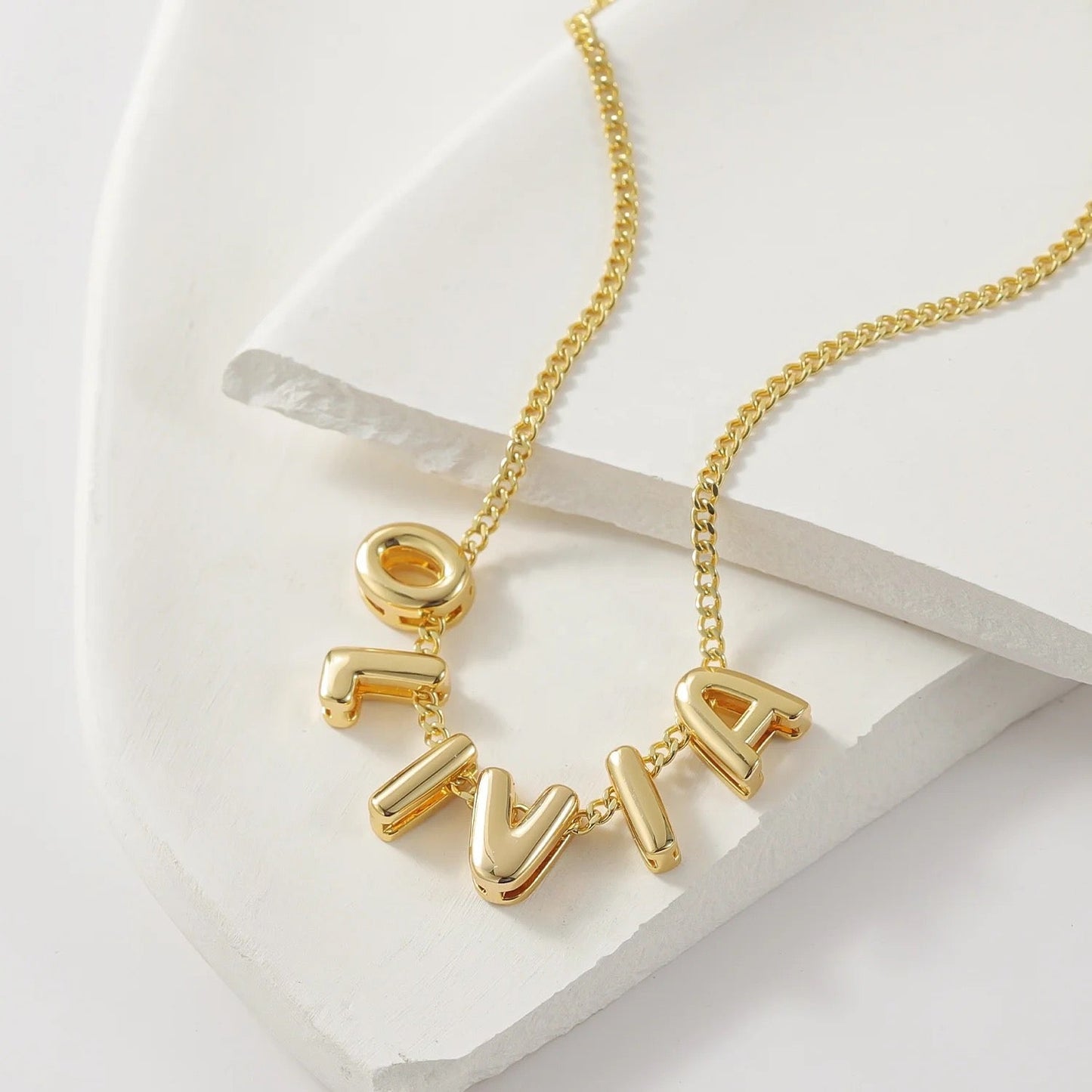 Personalised Bubble Name Necklace