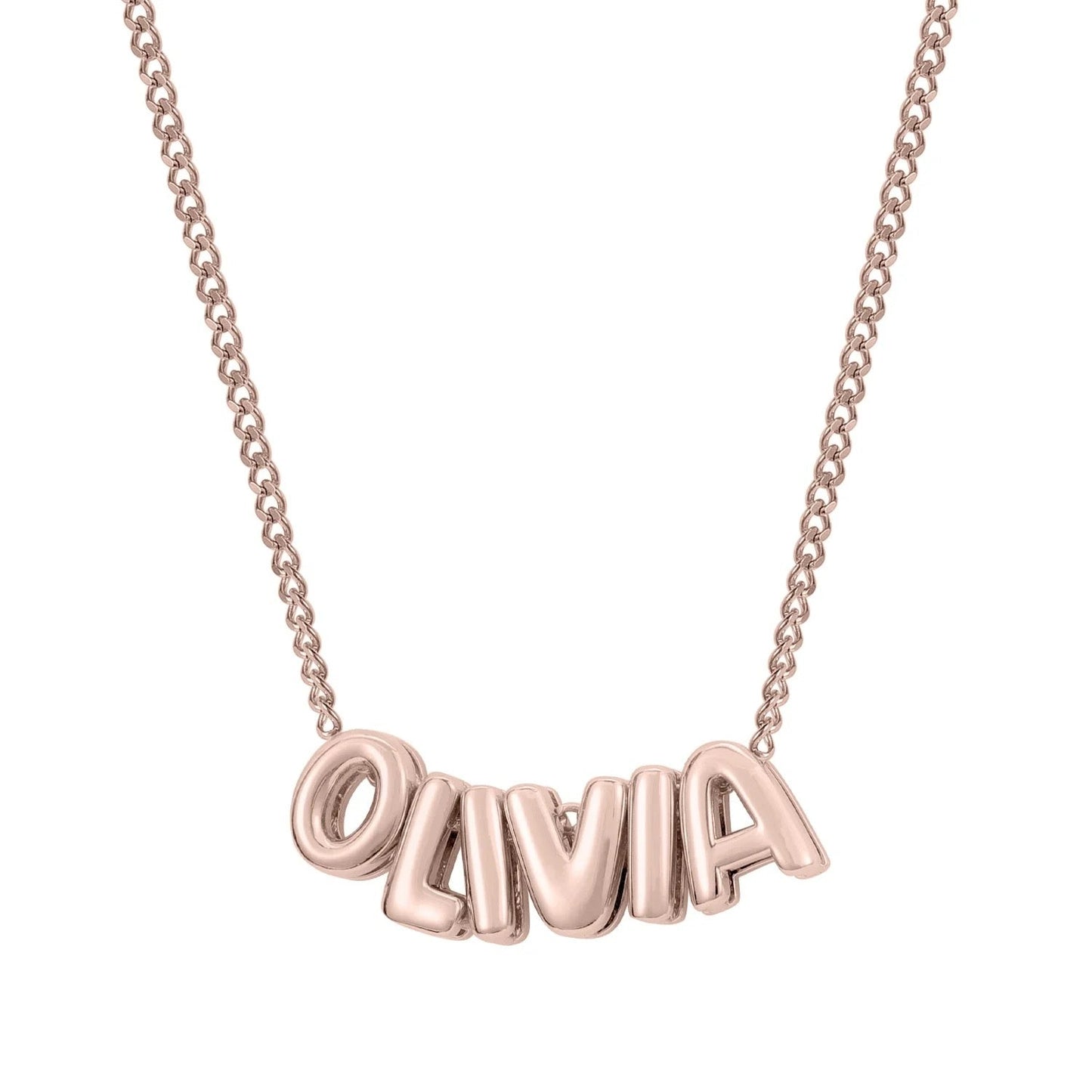 Personalised Bubble Name Necklace