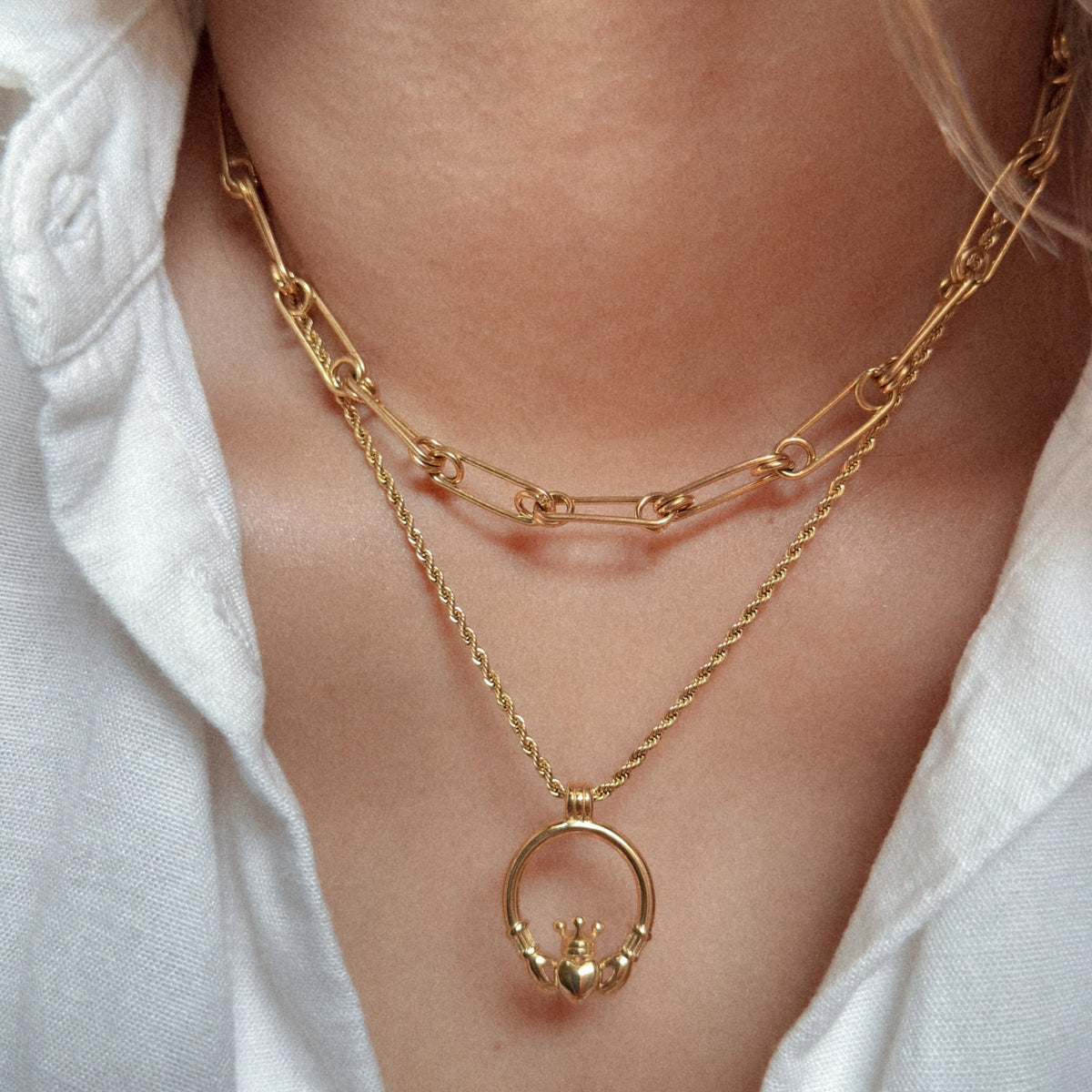 Queen Of Claddagh Necklace