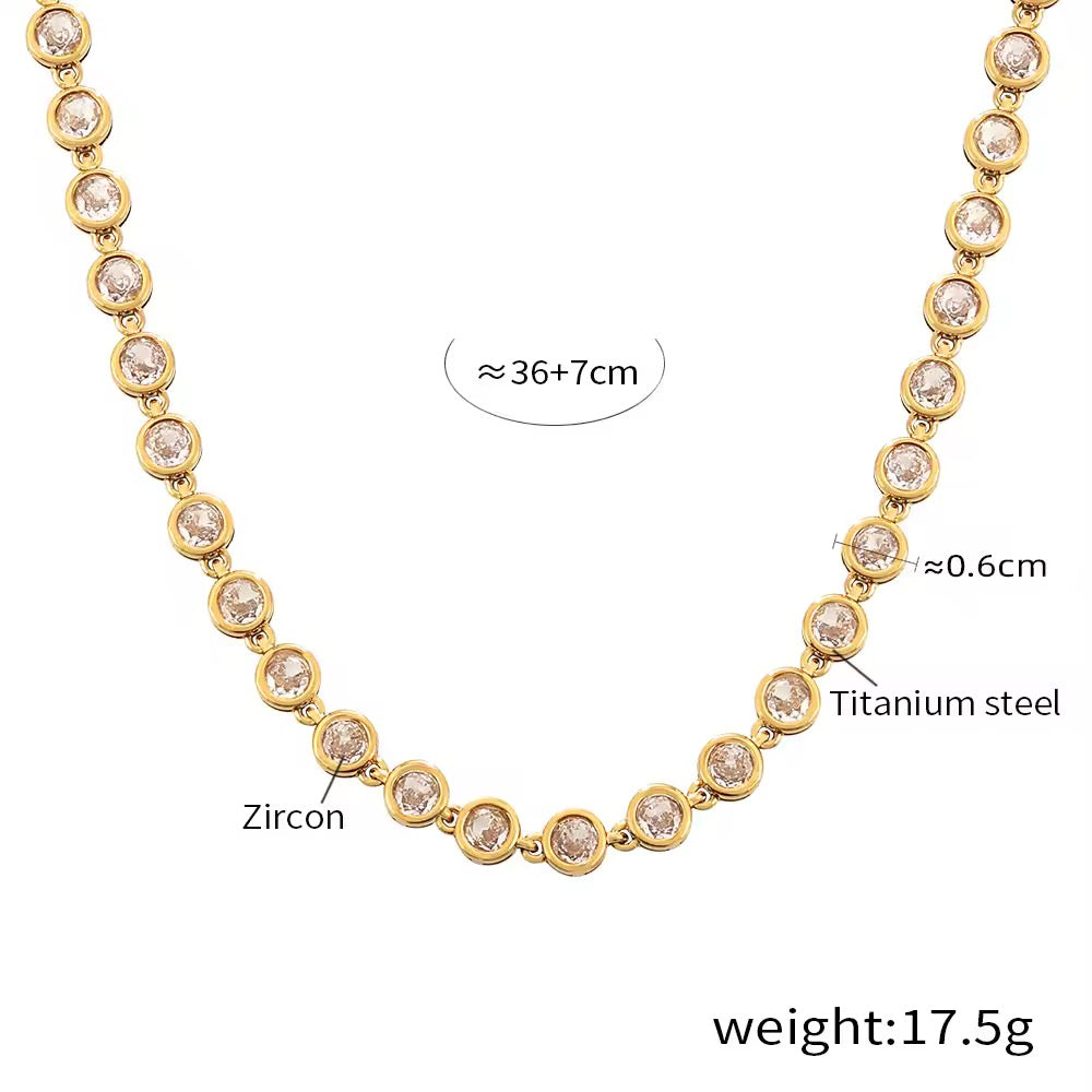 Willow Bezel Choker Necklace-Express your style and affection with a love choker necklace. Purchase now from our collection, reflecting your unique taste and personality. Shop now! ✨-Dazzledvenus
