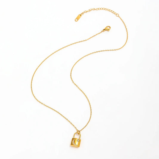 Forever Mine Lock Necklace