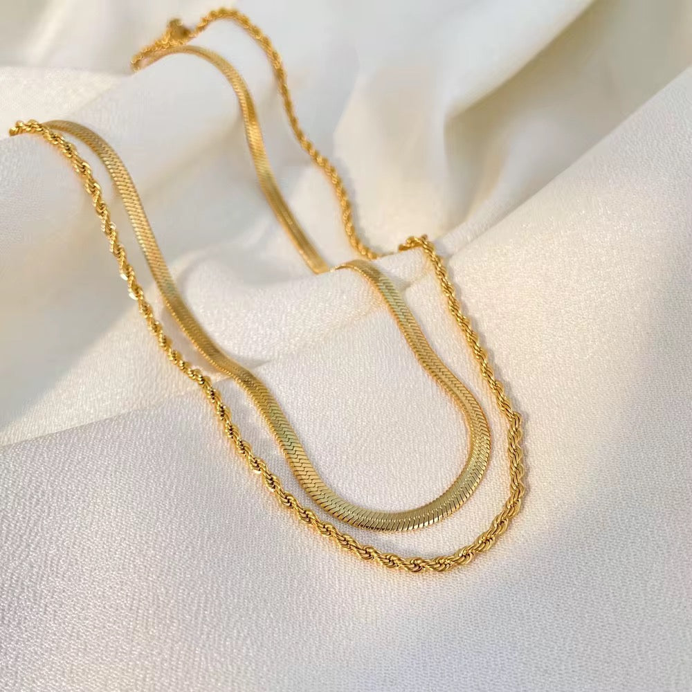 Harper Rope Duo Necklace