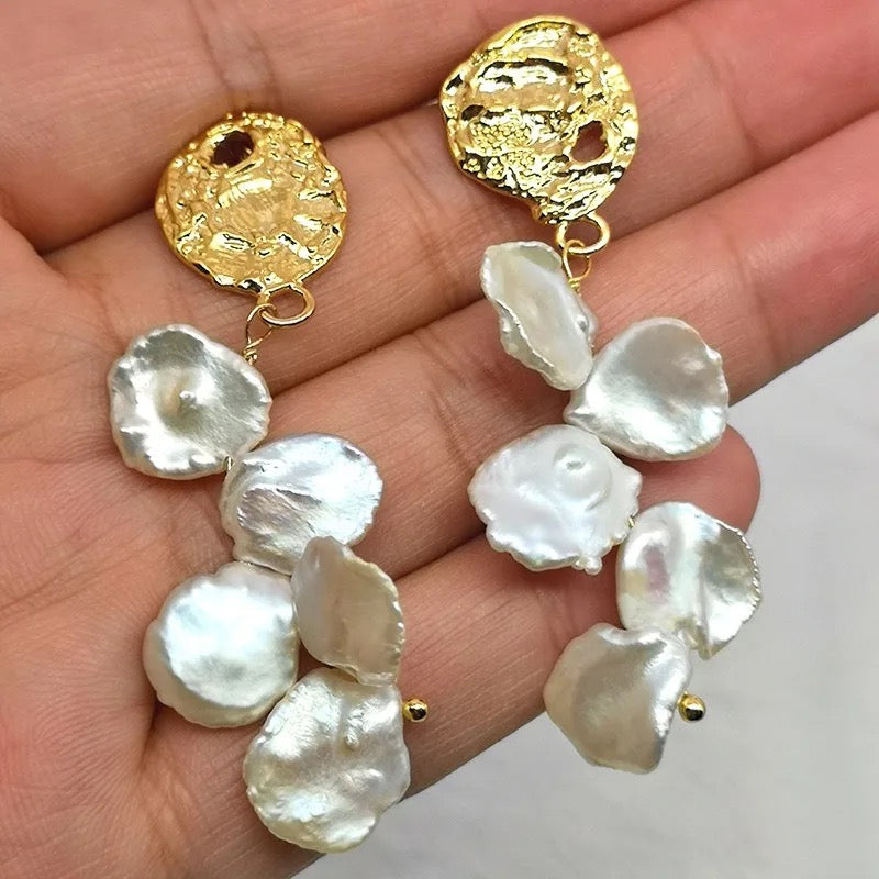 Bloom Pearl Drop Earring