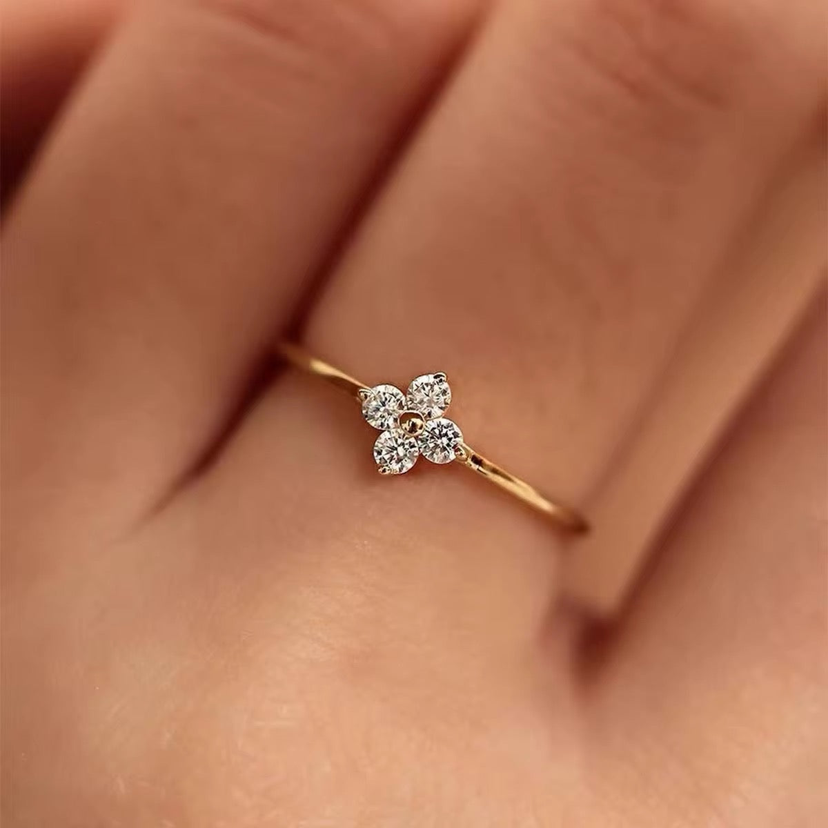 Angelic Clover Ring