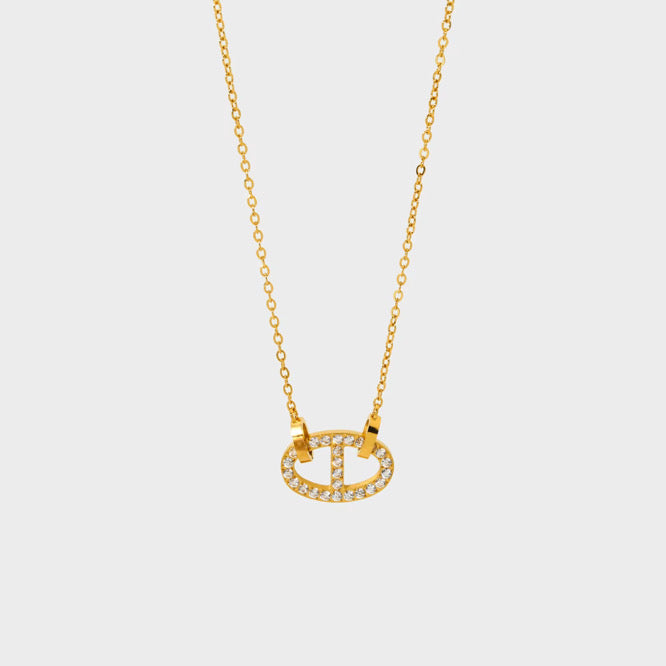Moonlight Necklace-Explore our elegant Balance Beam T-Bar Chain Necklace collection. Enhance your style with our sophisticated designs. Order now for timeless elegance! 🏆-Dazzledvenus