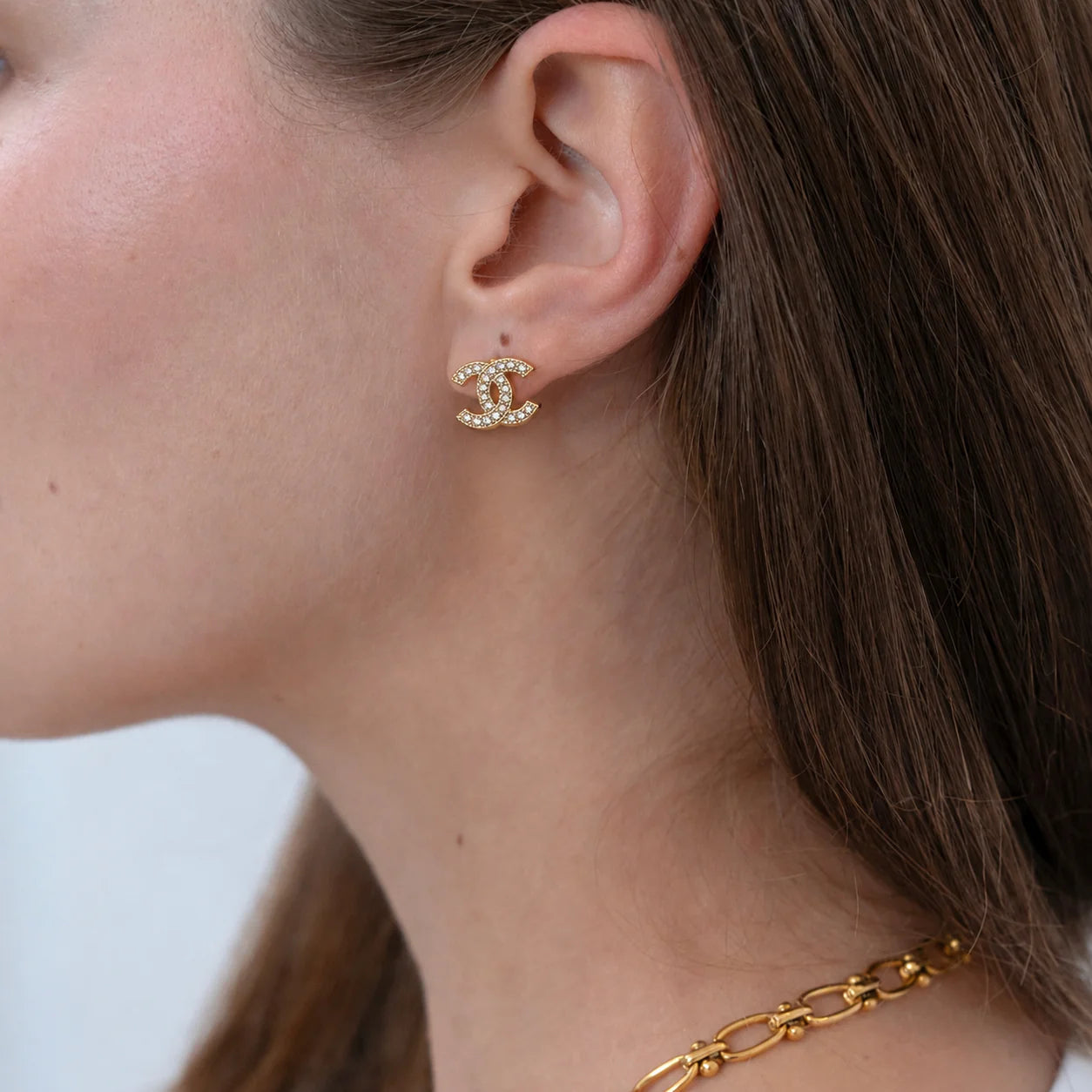 Sterling Silver C&C Stud Earring