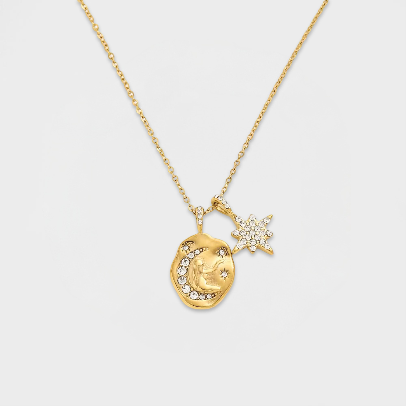 Luna Star Moon Necklace