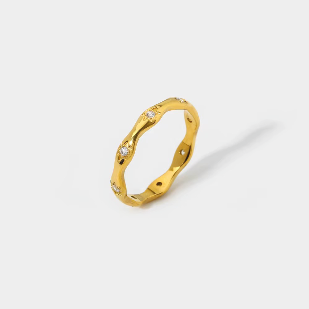 Starburst Band Ring