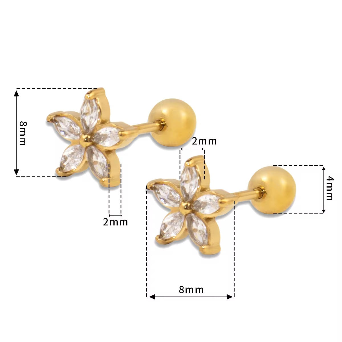 Flora Stud Earring