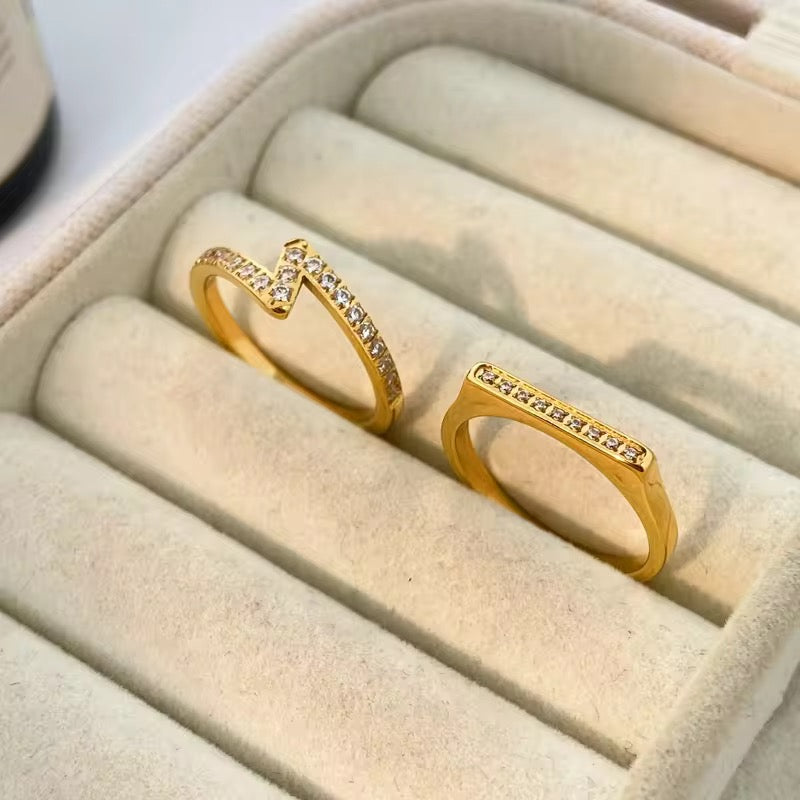 CZ Flash Ring