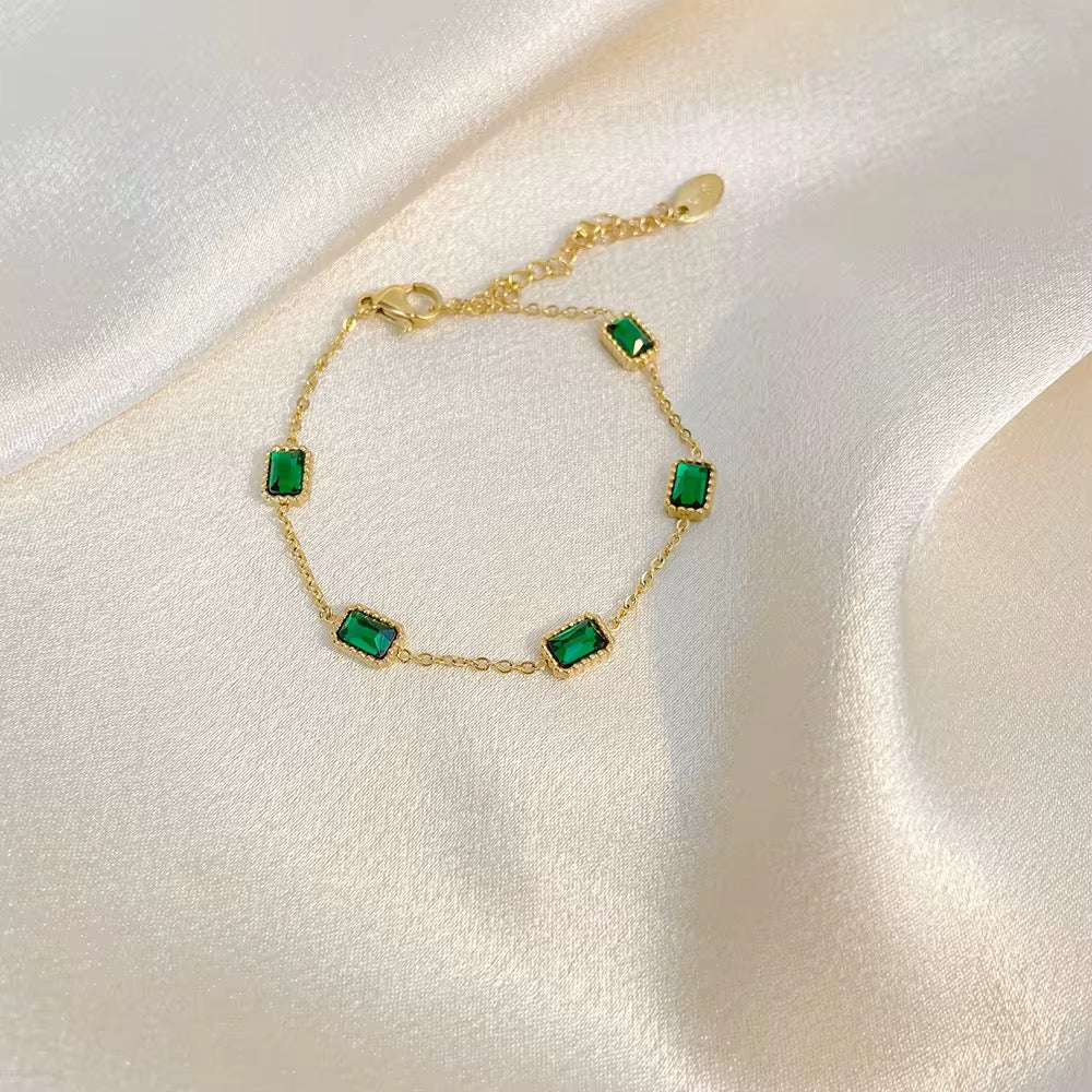 Station Emerald Bracelet