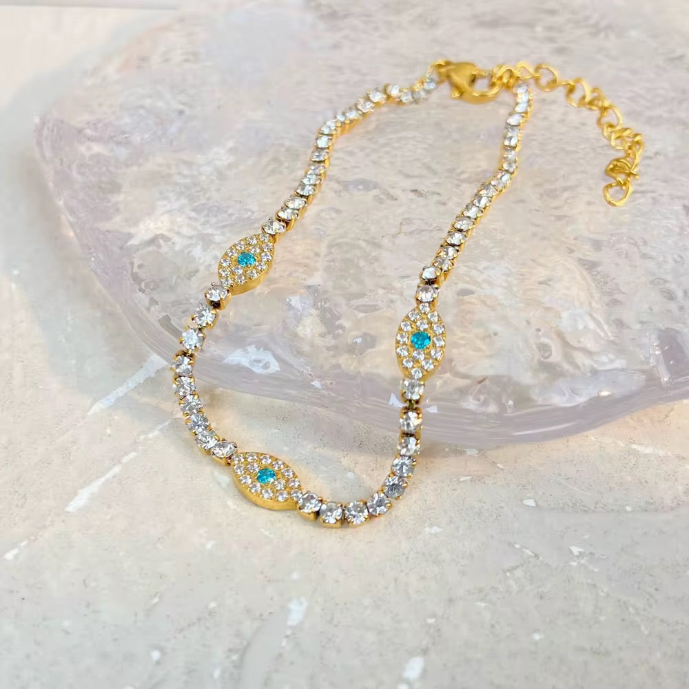 Evil Eye Tennis Bracelet