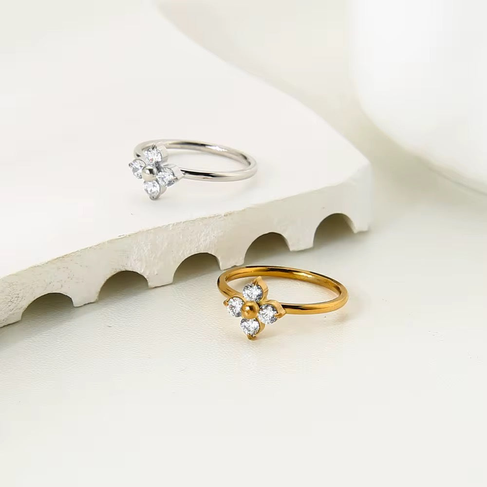 Angelic Clover Ring
