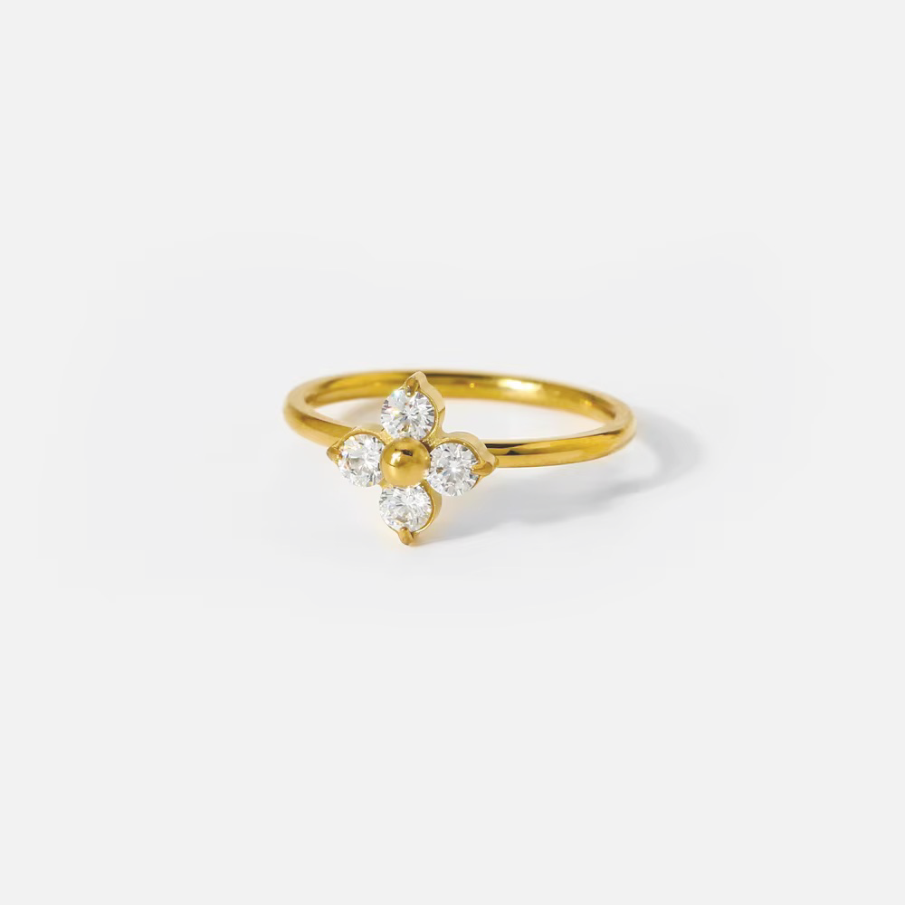 Angelic Clover Ring