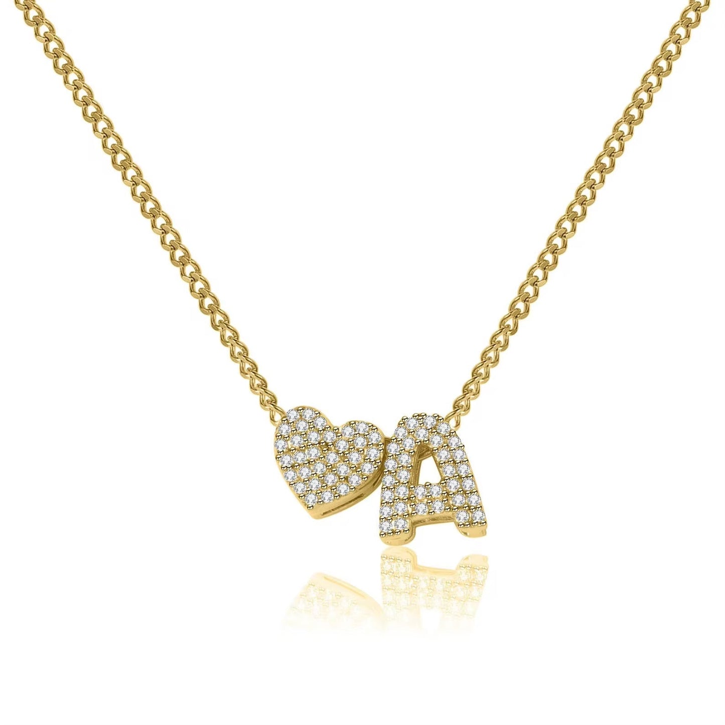 Personalised Pàve Bubble Necklace