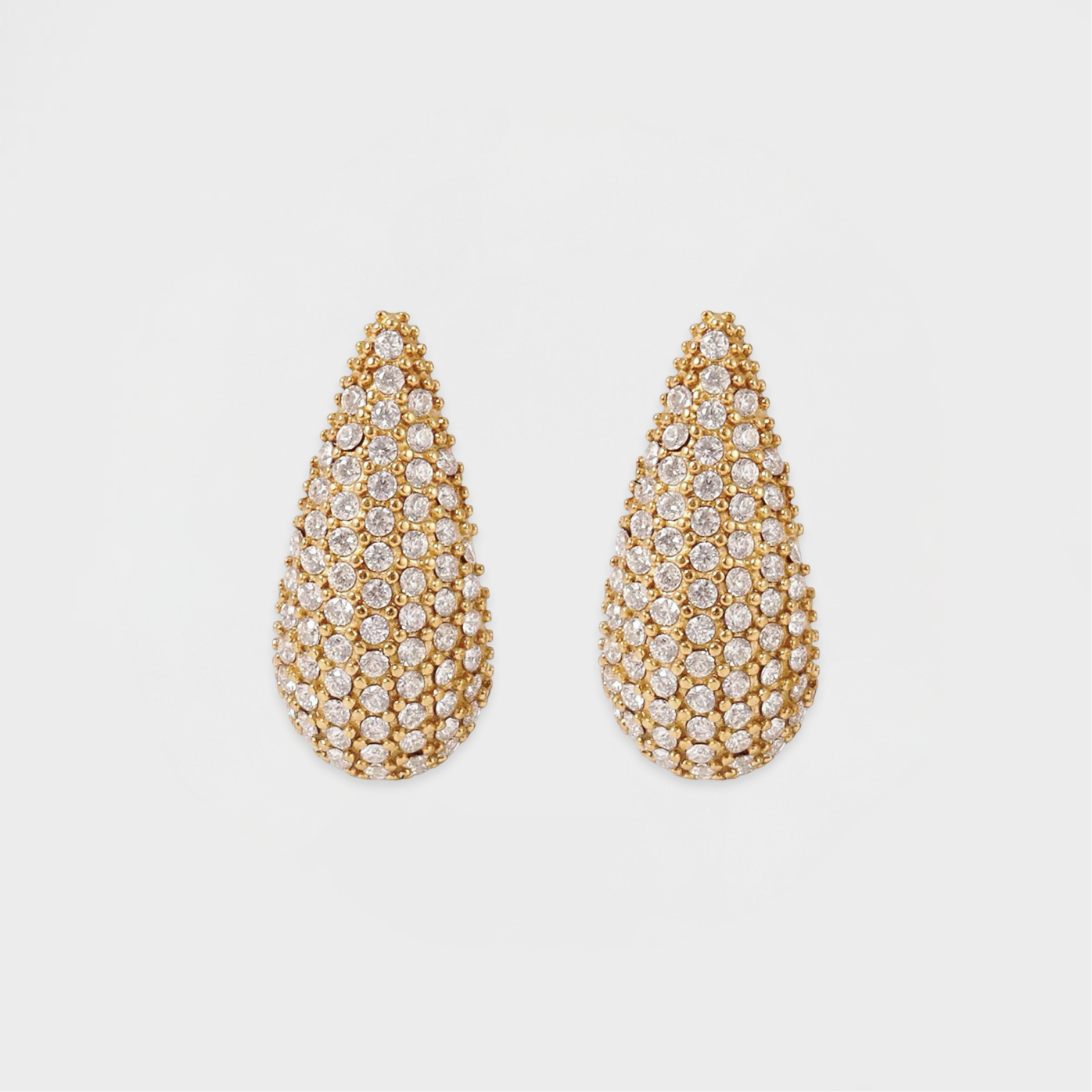 Mini Savi Pavè Teardrop Earring