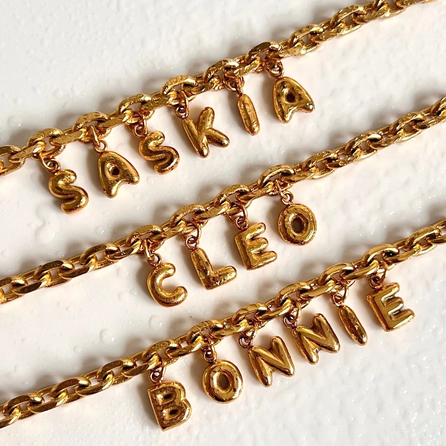 Personalized Bubble Name Choker