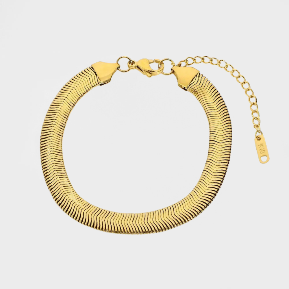 Textured Snake Bone Bracelet